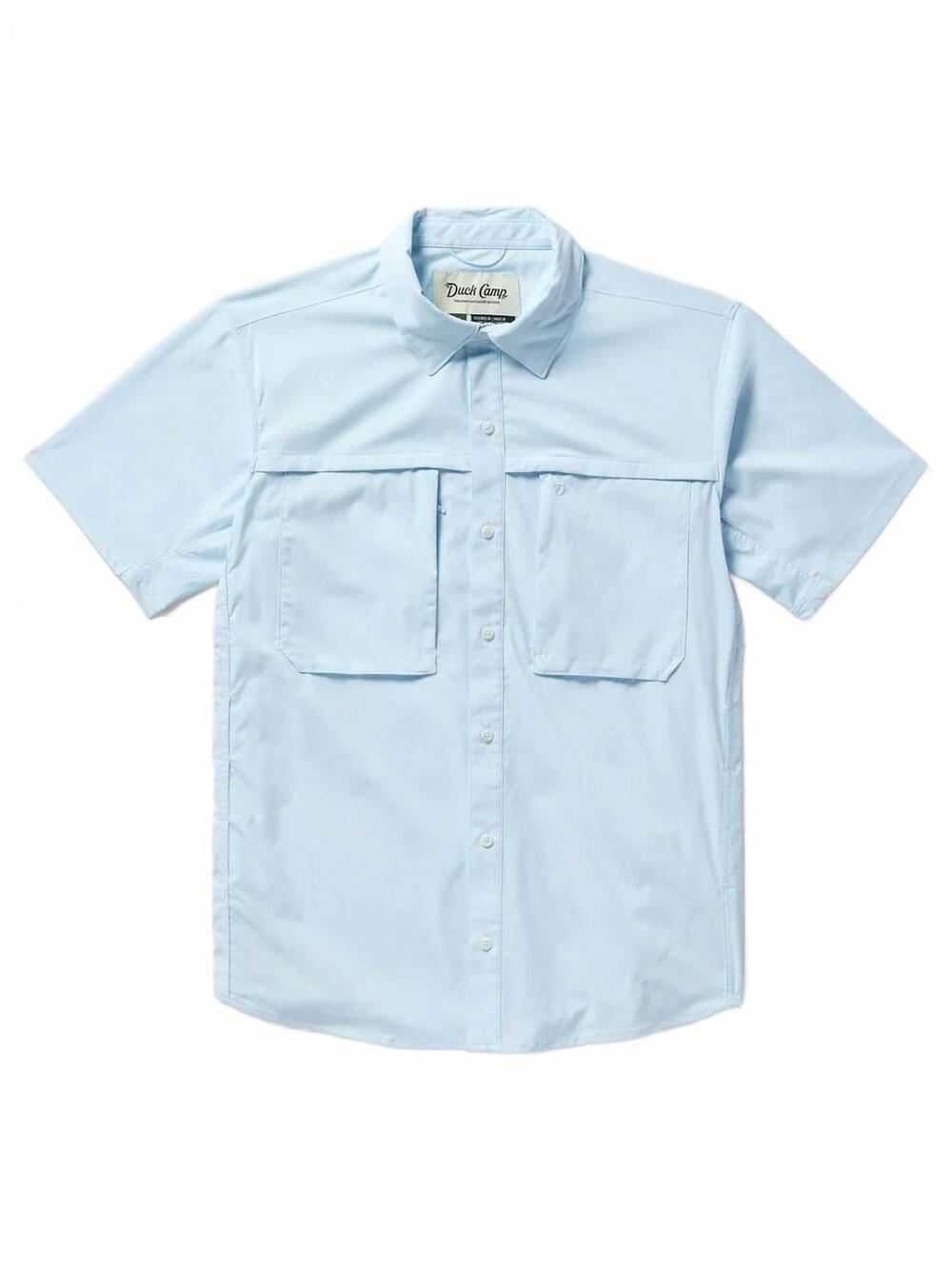 NEW DUCK CAMP men's lightweight fishing shirt in ice water